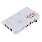 HDMI+AV OUT 1080P Digital Satellite Receiver  HD TV DVB-T-T2 TV Box AV Tuner Combo Converter with Remote Control, Support MPEG4