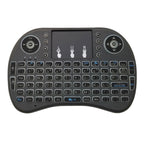 Support Language: Arabic i8 Air Mouse Wireless Backlight Keyboard with Touchpad for Android TV Box & Smart TV & PC Tablet & Xbox360 & PS3 & HTPC/IPTV, Arabic