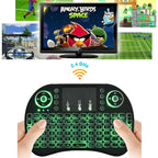 Support Language: Arabic i8 Air Mouse Wireless Backlight Keyboard with Touchpad for Android TV Box & Smart TV & PC Tablet & Xbox360 & PS3 & HTPC/IPTV, Arabic