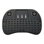 Support Language: Russian i8 Air Mouse Wireless Backlight Keyboard with Touchpad for Android TV Box & Smart TV & PC Tablet & Xbox360 & PS3 & HTPC/IPTV, Russian