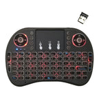 Support Language: Spanish i8 Air Mouse Wireless Backlight Keyboard with Touchpad for Android TV Box & Smart TV & PC Tablet & Xbox360 & PS3 & HTPC/IPTV, Spanish