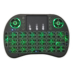 Support Language: Spanish i8 Air Mouse Wireless Backlight Keyboard with Touchpad for Android TV Box & Smart TV & PC Tablet & Xbox360 & PS3 & HTPC/IPTV, Spanish
