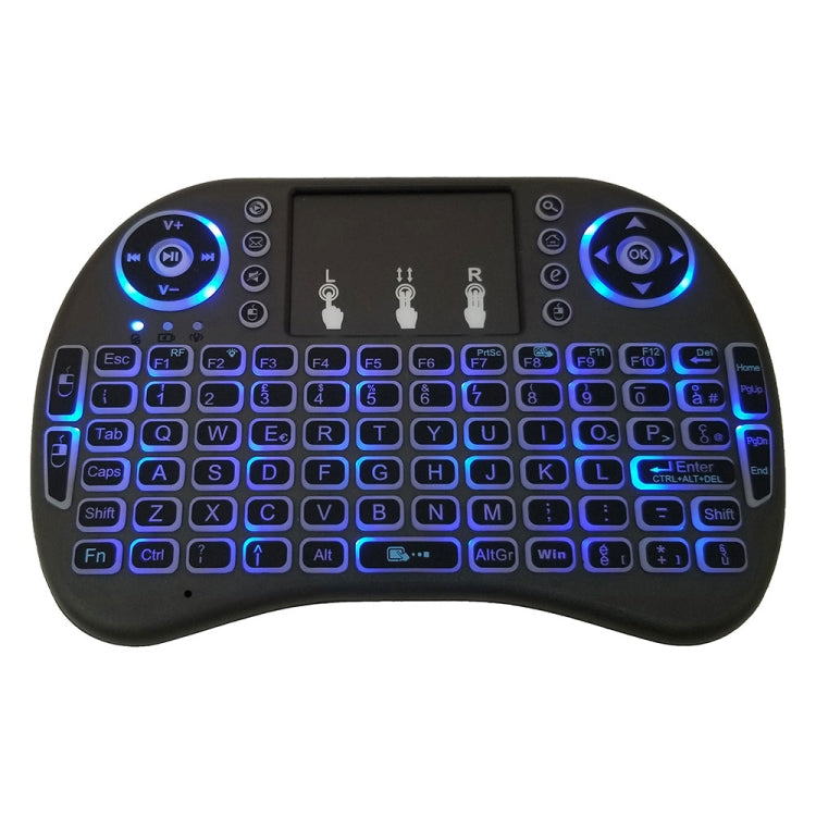 Support Language: Italy i8 Air Mouse Wireless Backlight Keyboard with Touchpad for Android TV Box & Smart TV & PC Tablet & Xbox360 & PS3 & HTPC/IPTV, Italy