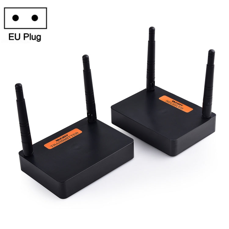 Measy FHD676 Full HD 1080P 3D 5-5.8GHz Wireless HDMI Transmitter (Transmitter + Receiver) Transmission Distance: 200m, Specifications:EU Plug, FHD676 (EU Plug), FHD676 (UK Plug), FHD676 (US Plug), FHD676 (AU Plug)