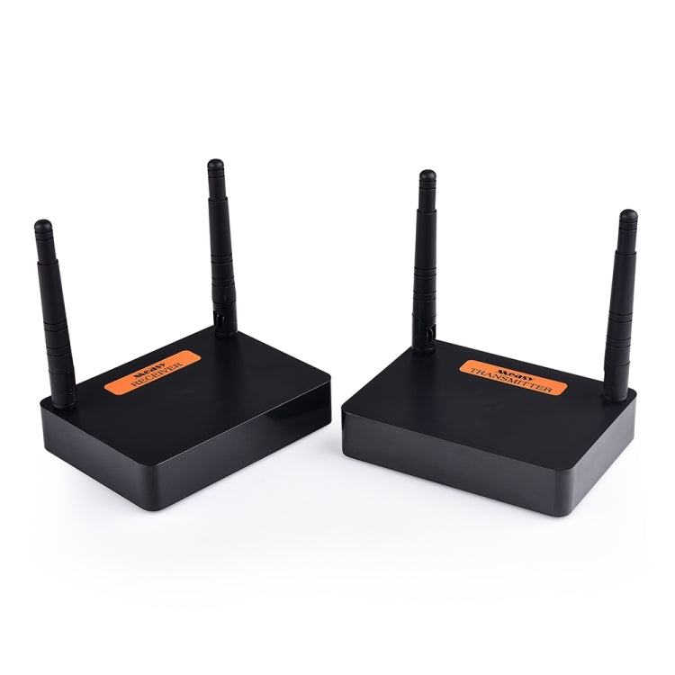 Measy FHD676 Full HD 1080P 3D 5-5.8GHz Wireless HDMI Transmitter (Transmitter + Receiver) Transmission Distance: 200m, Specifications:EU Plug, FHD676 (EU Plug), FHD676 (UK Plug), FHD676 (US Plug), FHD676 (AU Plug)