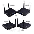 Measy FHD686 Full HD 1080P 3D 5-5.8GHz Wireless HDMI Transmitter (Transmitter + Receiver) with Display, Supports Infrared Remote Control & Wireless Same Screen Function, Transmission Distance: 200m, FHD686 with Display