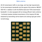 Measy W2H 60GHz 4K Ultra HD Wireless Transmission Kit, Transmission Distance: 30m, UK Plug, 4K