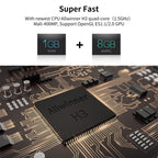 R69 1080P HD Smart TV BOX Android 4.4 Media Player with Remote Control, Quad Core Allwinner H3, RAM: 1GB, ROM: 8GB, 2.4G WiFi, LAN, EU Plug, 1GB+8GB