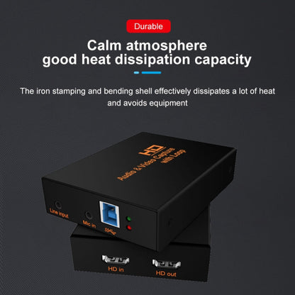 Z28 Professional HDMI Female + Mic + Line In to HDMI Female USB 3.0 Video Audio Capture Box, Z28
