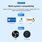 Z28 Professional HDMI Female + Mic + Line In to HDMI Female USB 3.0 Video Audio Capture Box, Z28