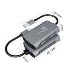 Z31 HDMI Female to HDMI Female + Audio + USB 2.0 Video Capture Box, Z31