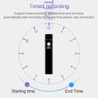 Q33 External Play MP3 Voice Control High Definition Noise Reduction Recording Pen, 16G, Support Password Protection & One-touch Recording, 16G