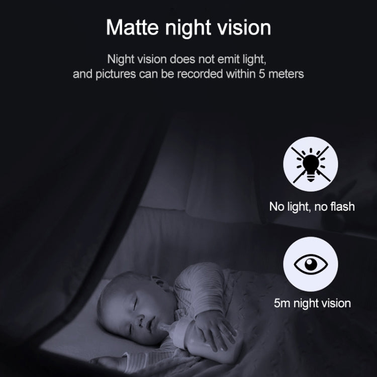 B19 Back Clip Design 1080P HD Camera Video Recorder, Support Motion Detection / Infrared Night Vision /180 Degrees Rotation Camera / TF Card / OTG