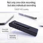 B19 Back Clip Design 1080P HD Camera Video Recorder, Support Motion Detection / Infrared Night Vision /180 Degrees Rotation Camera / TF Card / OTG