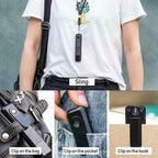 C181 1080P Mini Back Clip 130 Degree Small Wide Angle Meeting Lecture Professional Video Recorder Pen without TF Card, Without TF Card