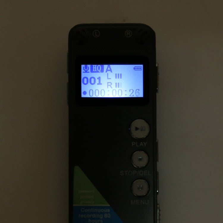 VM31 Portable Audio Voice Recorder, 8GB, Support Music Playback, 8GB