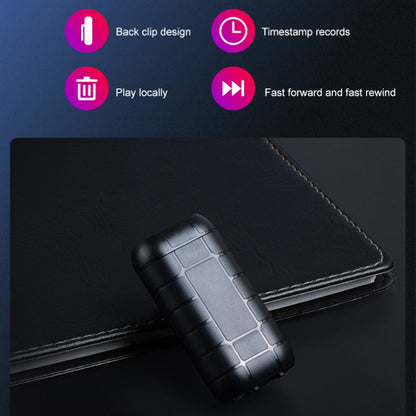 B800 Back Clip HD Sound Lossless Voice Recorder, B800