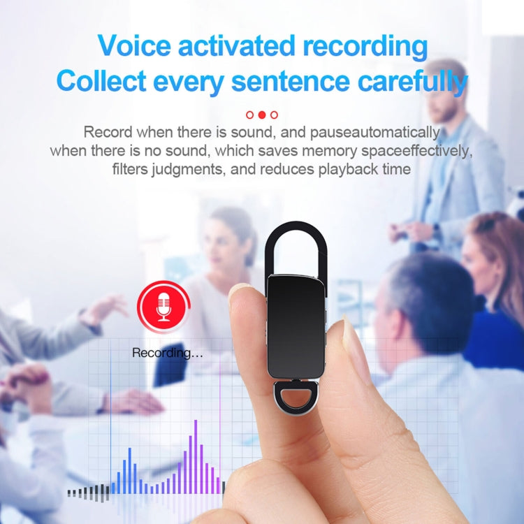 S20 32GB Keychain HD Noise Reduction Portable Recording Pen, 32GB