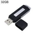 SK868 32GB Rechargeable Portable U-Disk Voice Recorder, 32GB