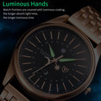 YAZOLE 368 Men Fashion Business Steel Strap Band Quartz Wrist Watch, Luminous Points