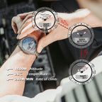North Edge GAVIA Men Outdoor Sport 50m Waterproof Smart Digital Watch Diving Watch, Support Barometer & Pedometer, GAVIA