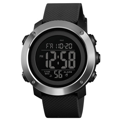 SKMEI 1416 Multifunctional Outdoor Fashion Noctilucent Waterproof Steel Ring Digital Watch, Steel Ring, 1416 Steel Ring
