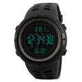 SKMEI 1251 Men Fashionable Outdoor 50m Waterproof Sports Watch Digital Watch with PU Watchband