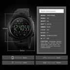 SKMEI 1301 Multifunction 50m Waterproof Sports Bluetooth Smart Watch, Compatible with Android & iOS System