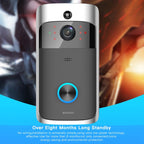 M3 720P Smart WIFI Ultra Low Power Video Visual Doorbell,Support Mobile Phone Remote Monitoring & Night Vision, Without Ding Dong Version