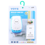 VOYE V009B Home Music Remote Control Wireless Doorbell with 38 Polyphony Sounds, US Plug, V009B