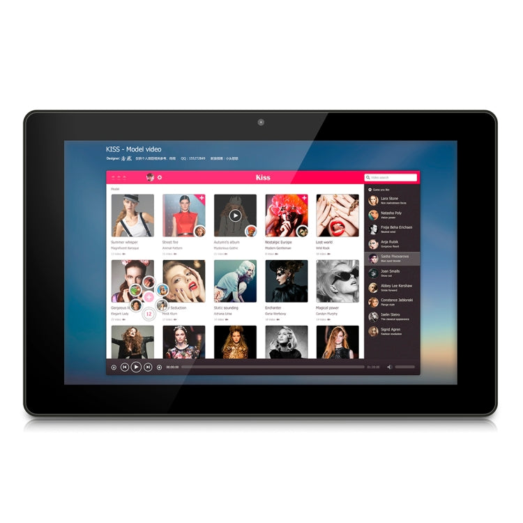 HSD1020T Touch Screen All in One PC with Holder, 2GB+16GB, 10.1 inch IPS Android 8.1 RK3288 Octa Core Up to 1.5GHz, Support OTG & Bluetooth & WiFi, EU/US/UK Plug, HSD1020T