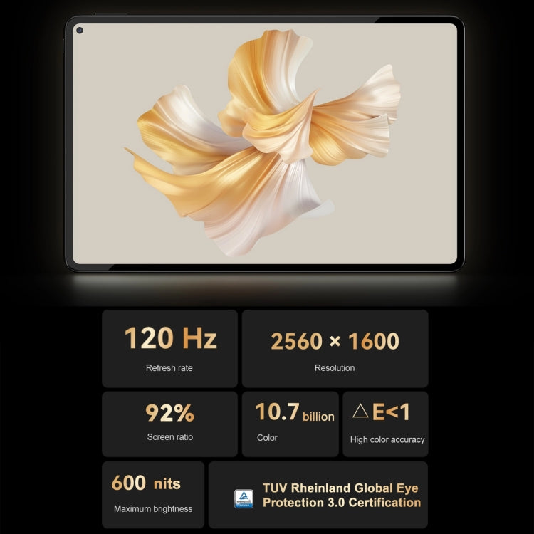 HarmonyOS 3 Qualcomm Snapdragon 870 Octa Core up to 3.2GHz, Support Dual WiFi / BT / GPS, Not Support Google Play, GOT-W29 8GB+256GB / White, GOT-W29 8GB+256GB / Black, GOT-W29 8GB+256GB / Blue