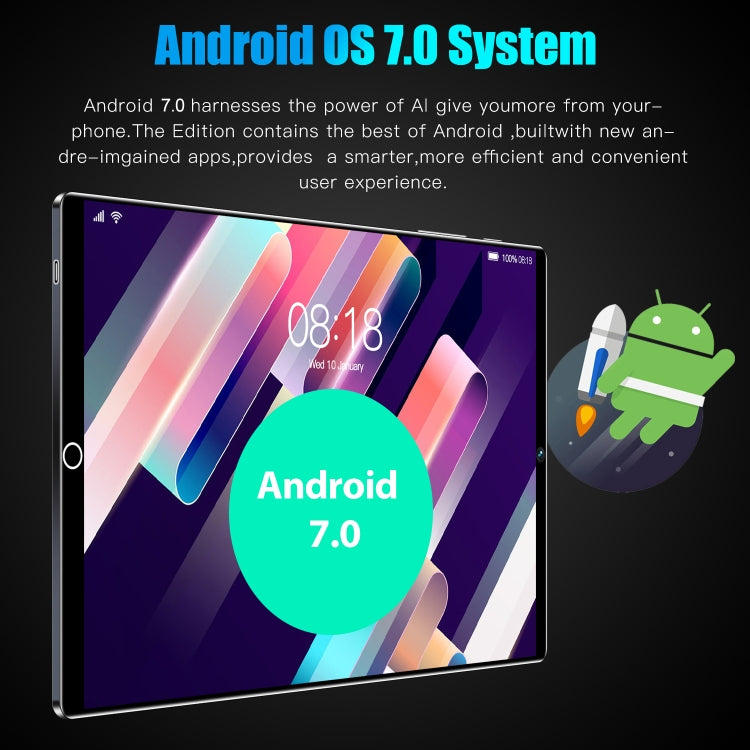Android 7.0 MT6592 Octa Core, Support Dual SIM, WiFi, BT, GPS