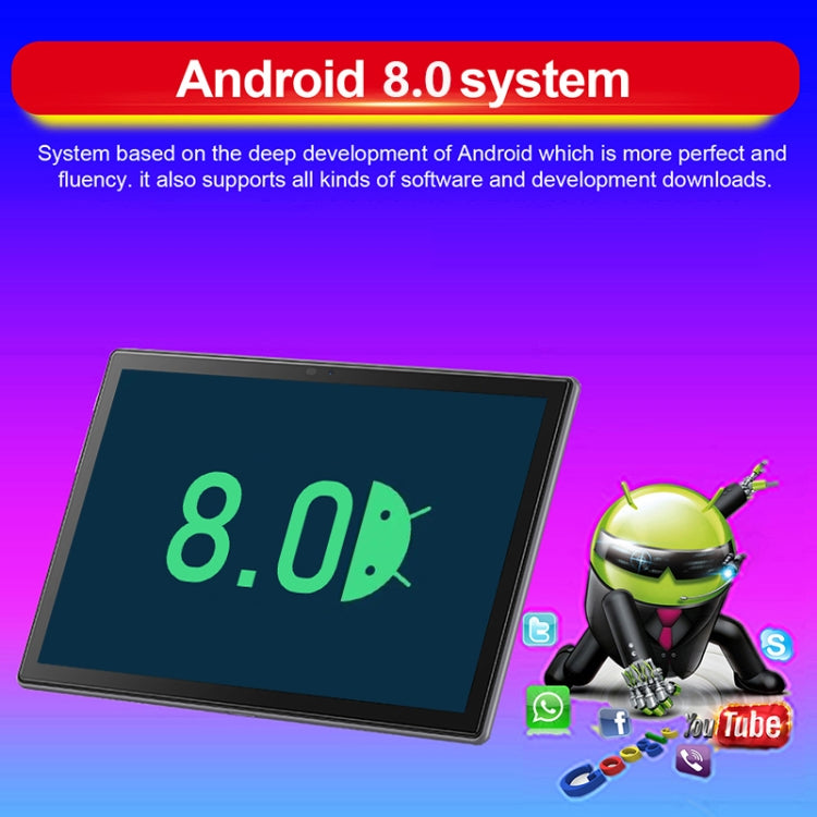 Android 8.0 MTK6797 Deca Core 2.1GHz, Dual SIM, Support GPS, OTG, WiFi, BT, MTK6797 4GB+64GB