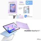 Paperfeel Diffuse Screen, HarmonyOS 3.1 Qualcomm Snapdragon 865 Octa Core up to 2.84GHz, Not Support Google Play, 8GB+128GB Diffuse Screen