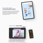 Paperfeel Diffuse Screen, HarmonyOS 3.1 Qualcomm Snapdragon 865 Octa Core up to 2.84GHz, Not Support Google Play, 8GB+128GB Diffuse Screen