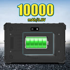 IP68 Waterproof Shockproof Dustproof, Android 10.0 MT6771 Octa Core, Support GPS/WiFi/BT/NFC, US Plug, 8 inch 8GB+128GB