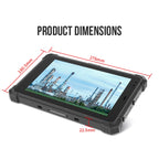 IP68 Waterproof Shockproof Dustproof, Android 10.0 MT6771 Octa Core, Support GPS/WiFi/BT/NFC, UK Plug, 10.1 inch 4GB+64GB