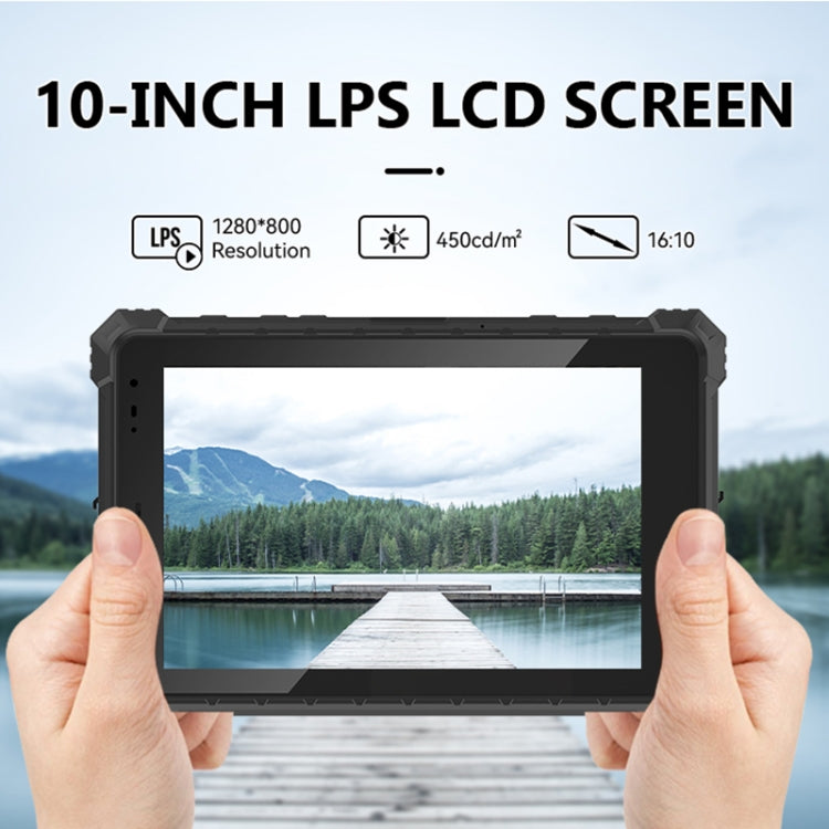 IP68 Waterproof Shockproof Dustproof, Android 10.0 MT6771 Octa Core, Support GPS/WiFi/BT/NFC, UK Plug, 10.1 inch 4GB+64GB