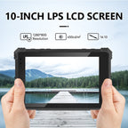 IP68 Waterproof Shockproof Dustproof, Android 10.0 MT6771 Octa Core, Support GPS/WiFi/BT/NFC, UK Plug, 10.1 inch 8GB+128GB