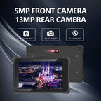 IP68 Waterproof Shockproof Dustproof, Android 10.0 MT6771 Octa Core, Support GPS/WiFi/BT/NFC, UK Plug, 10.1 inch 8GB+128GB