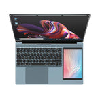 UNIWA ULAP Q15ZR Laptop, 16GB+512GB, 15.6 inch and 7 inch Dual Display Windows 11 Intel Alder Lake N100 Octa Core, AU Plug, 16GB+512GB