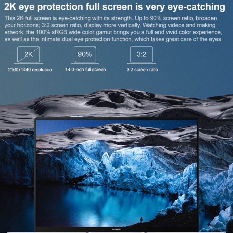 Windows 10 Home Chinese Version, Intel Core i5-1135G7 Quad Core up to 4.2GHz, Iris Xe Graphics, Support Bluetooth / HDMI, US Plug, MateBook 14 i5-1135G7