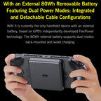 GPD WIN 5 Handheld Game Console, 64GB+2TB, 7 inch Windows 11 OS AMD Ryzen Al Max+ 395 CPU, US Plug, Al Max+ 395 / 64GB+2TB
