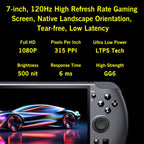 GPD WIN 5 Handheld Game Console, 64GB+2TB, 7 inch Windows 11 OS AMD Ryzen Al Max+ 395 CPU, US Plug, Al Max+ 395 / 64GB+2TB