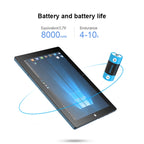 Windows 10 System, Intel Gemini Lake N4120 Quad Core up to 2.6GHz, without Keyboard & Stylus Pen, Support Dual Band WiFi & Bluetooth & TF Card & HDMI, US Plug, W10 without Keyboard & Stylus Pen
