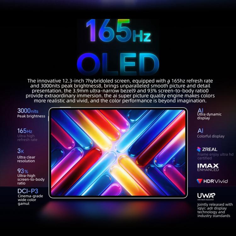Honor MagicPad3 Pro 12.3 inch WiFi Tablet PC, 12GB+512GB MagicOS 10 Qualcomm Snapdragon 8 Gen5 Octa Core, 12GB+512GB