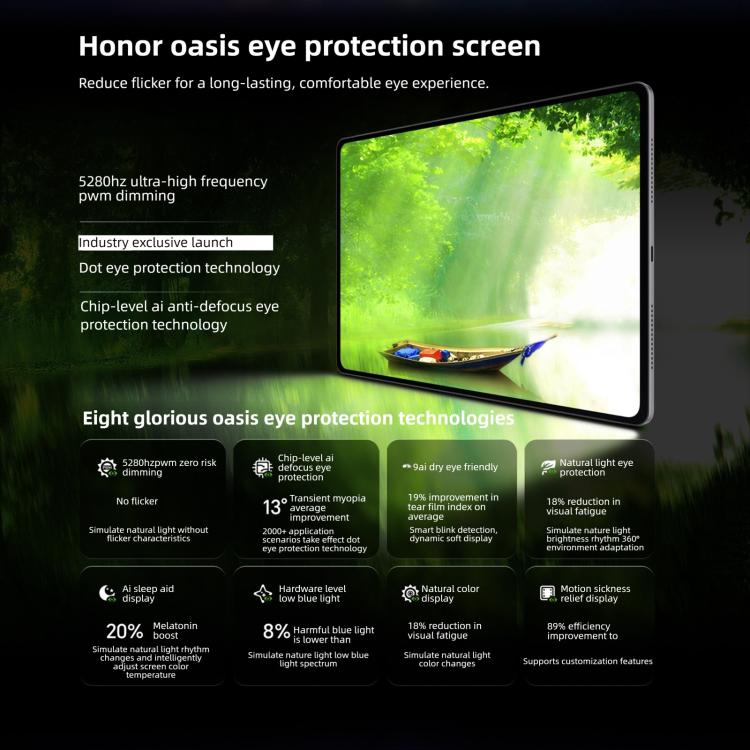 Honor MagicPad3 Pro 12.3 inch WiFi Tablet PC, 12GB+512GB MagicOS 10 Qualcomm Snapdragon 8 Gen5 Octa Core, 12GB+512GB