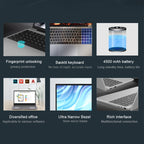 H15 15.6 inch Ultrathin Laptop, 16GB+1TB, Windows 11 Intel Processor N95 Quad Core, US Plug, N95 16GB+1TB