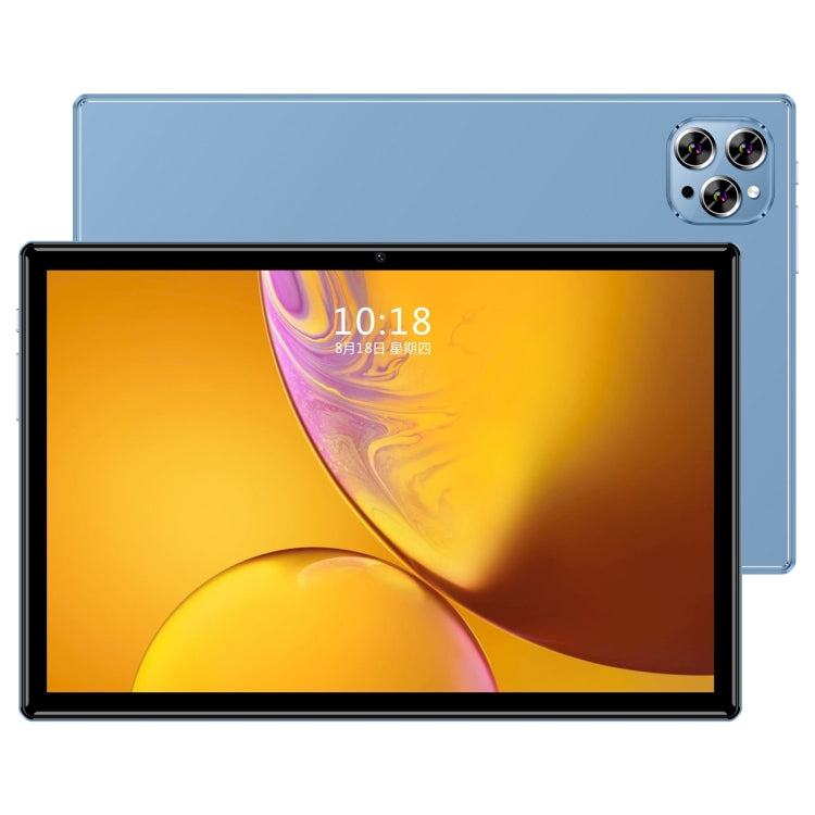 P30 10.1 inch 4G LTE Tablet PC, 4GB+32GB, Android 8.1 MTK6755 Octa Core, Support Dual SIM, US Plug (Blue), 标准版送皮套+蓝牙键盘